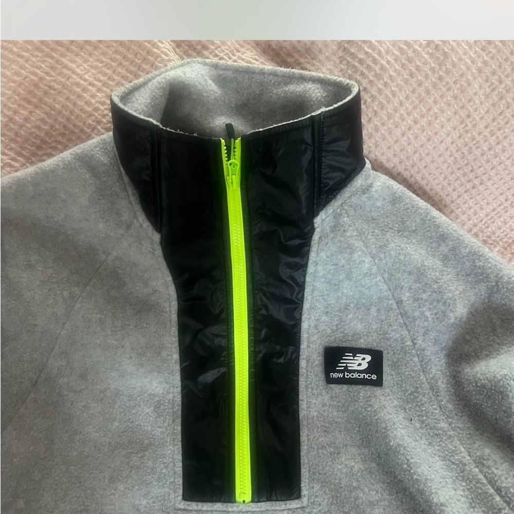 New Balance Black and Gray Fleece Jacket
